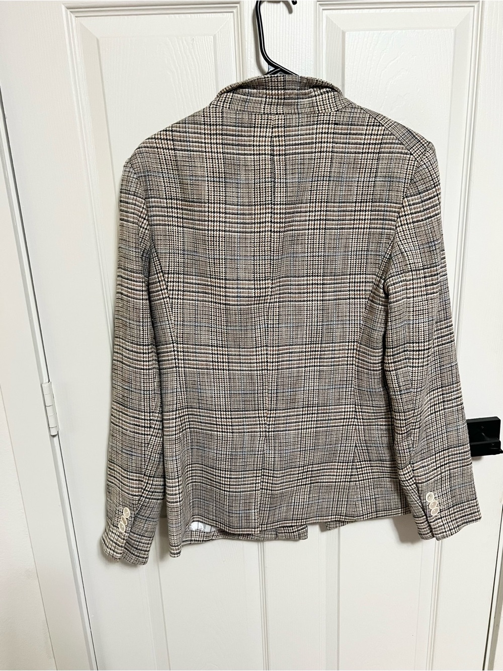Veronica Beard Orchid Houndstooth-Plaid Dickey Jacket Blazer 10 - Picture 8 of 11